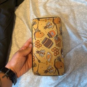 Yellow Bee Pattern Wallet $7